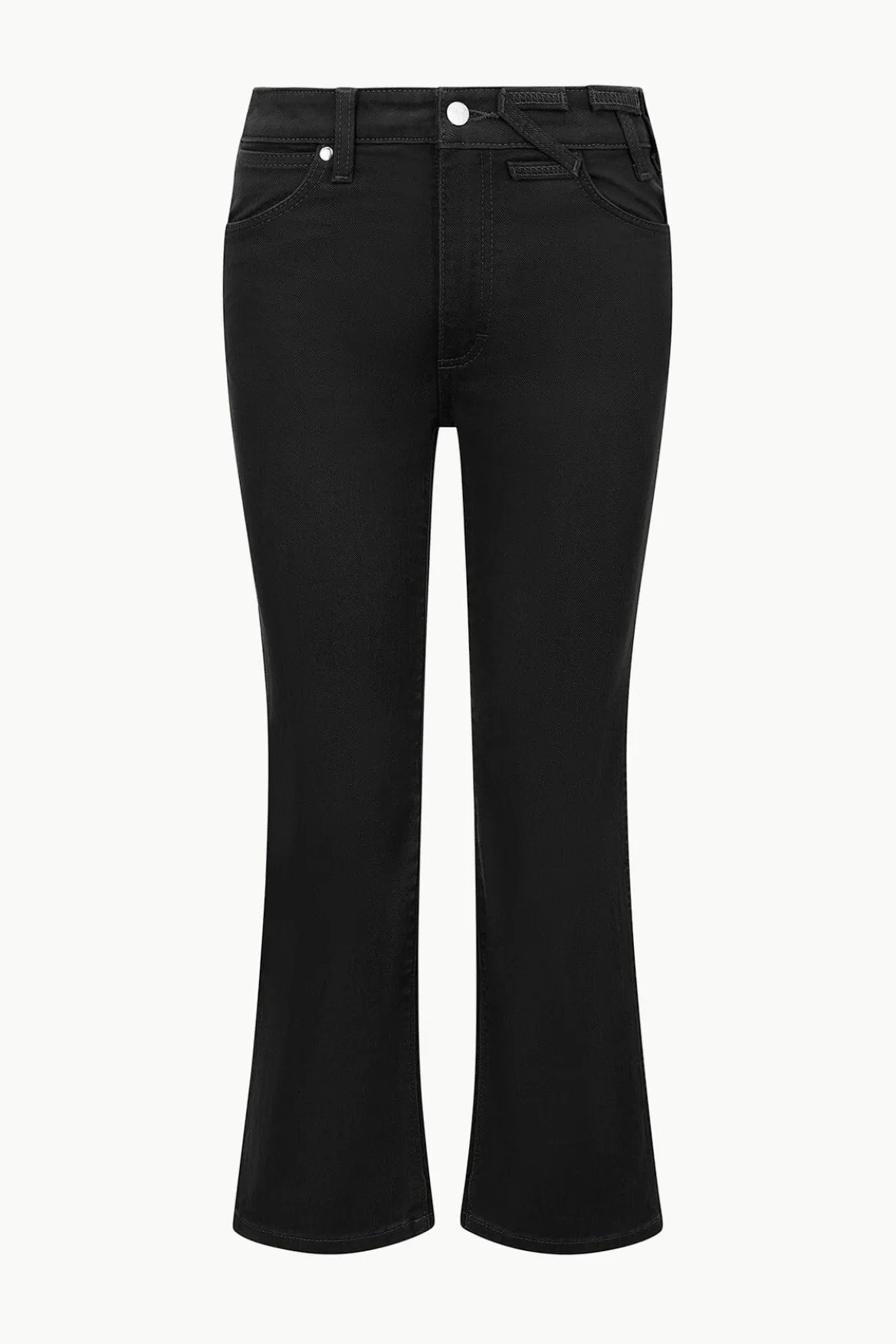 STAUD WRANGLER THE CROPPED BOOT JEAN BLACK