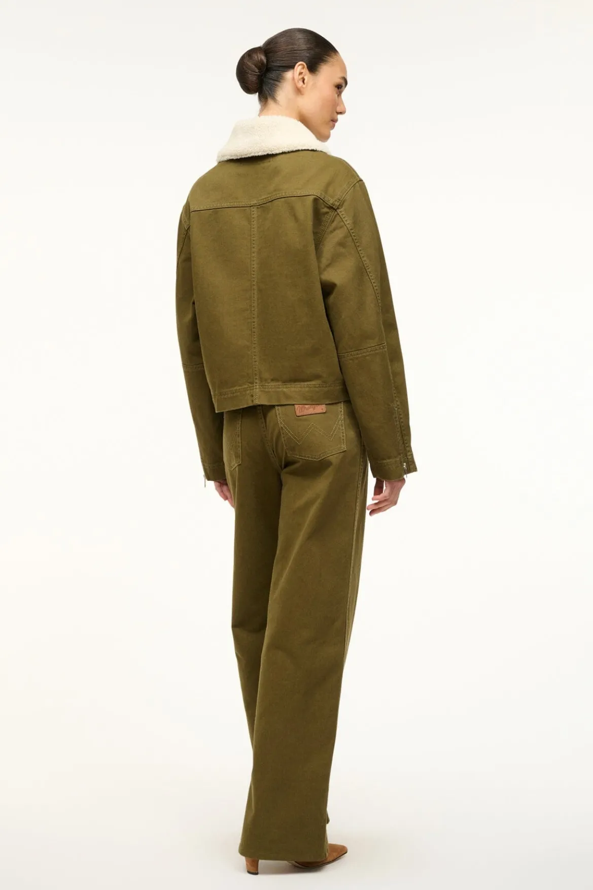 STAUD WRANGLER THE MINIMAL JACKET SERGEANT GREEN
