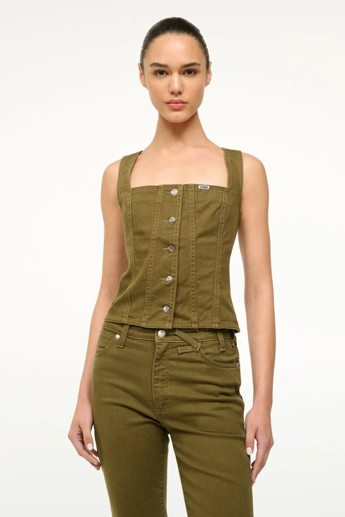 STAUD WRANGLER TRUCKER TOP SERGEANT GREEN