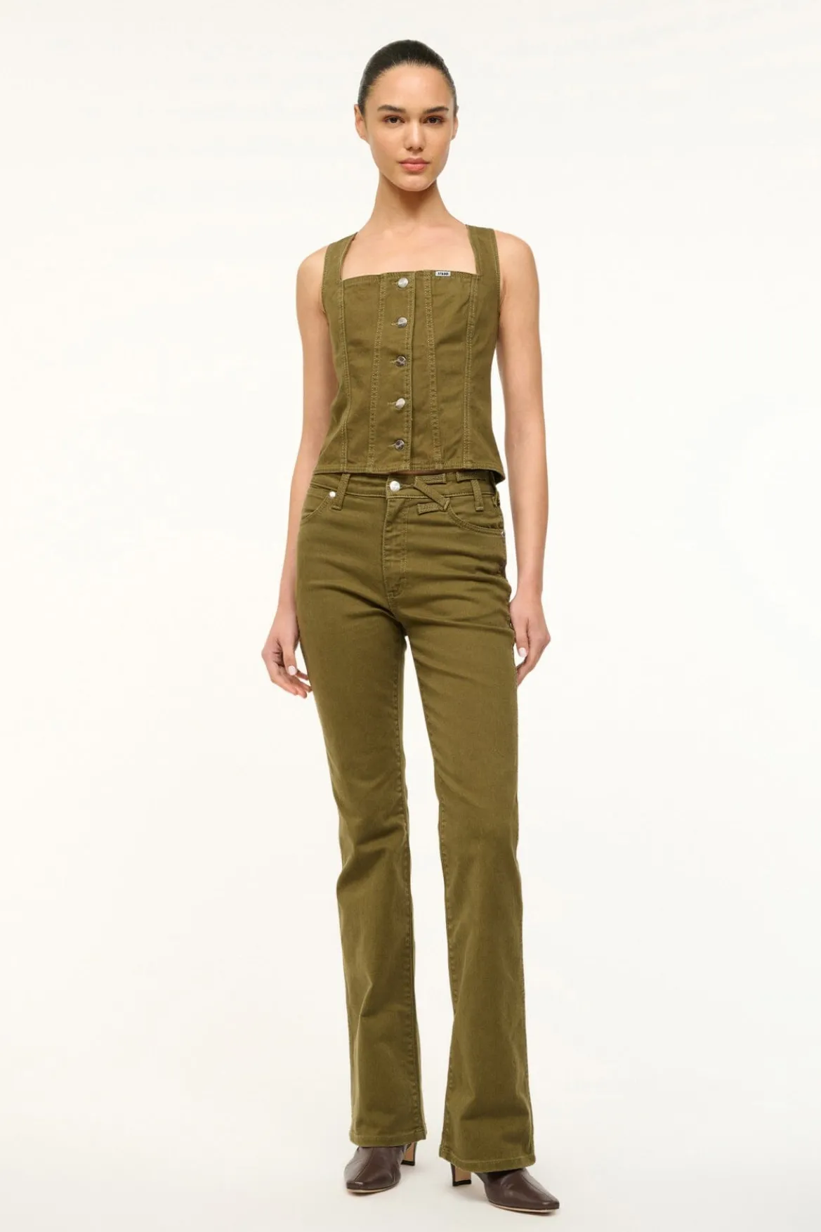 STAUD WRANGLER TRUCKER TOP SERGEANT GREEN