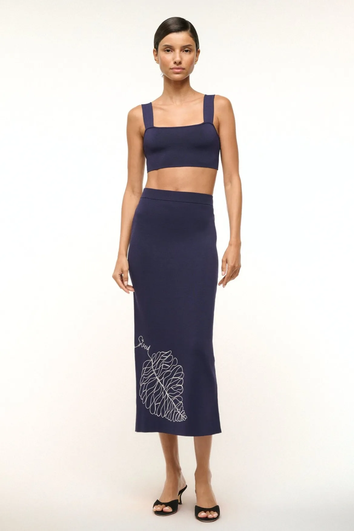 STAUD ZOLA TOP NAVY WHITE