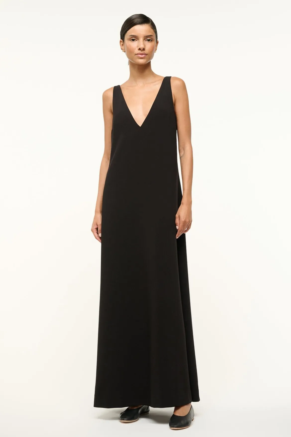 STAUD ZORA DRESS BLACK