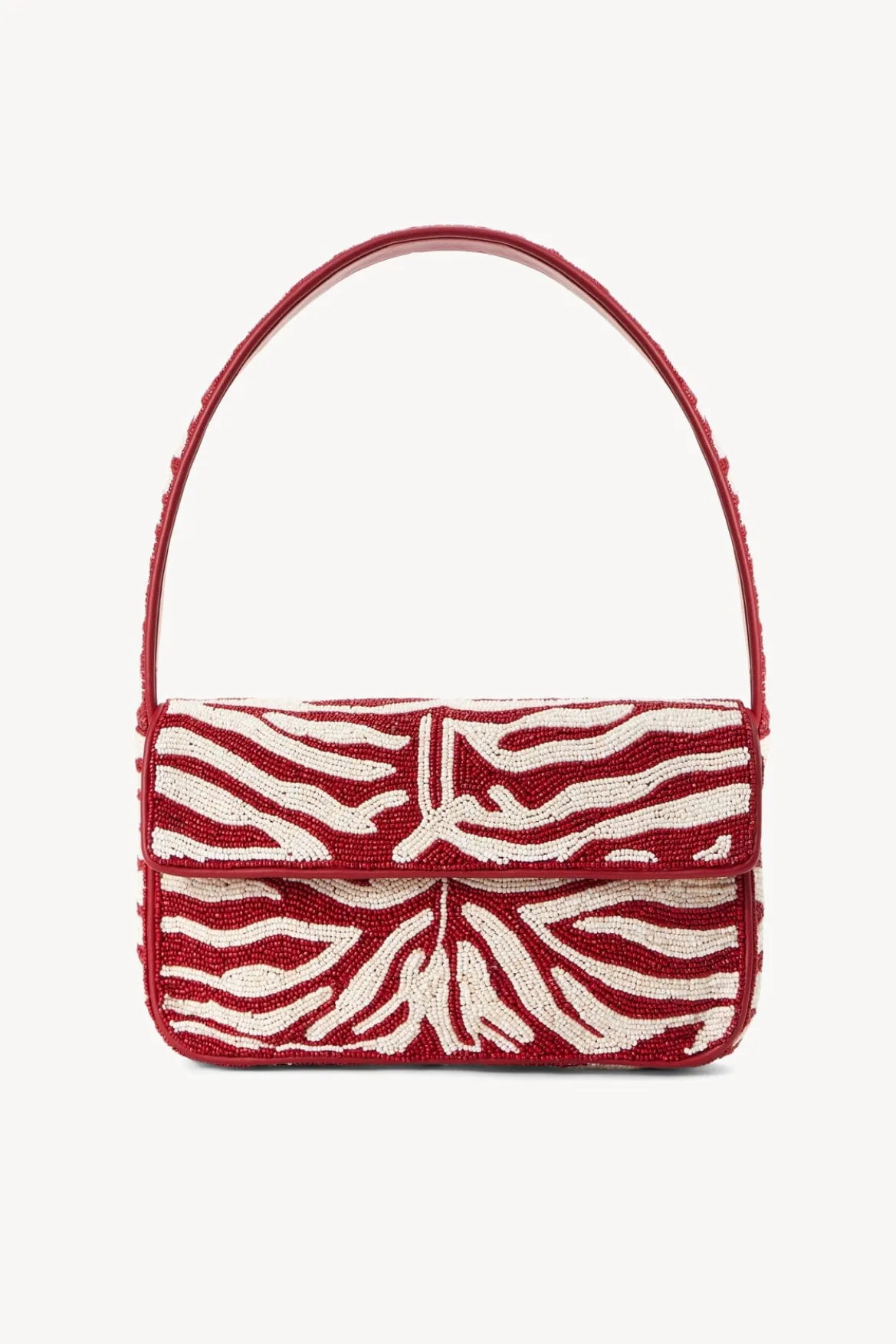 TOMMY BEADED BAG | SCARLET WHITE